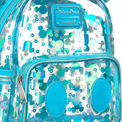 New Mickey Mouse Icon Clear Loungefly Mini Backpack on Disney